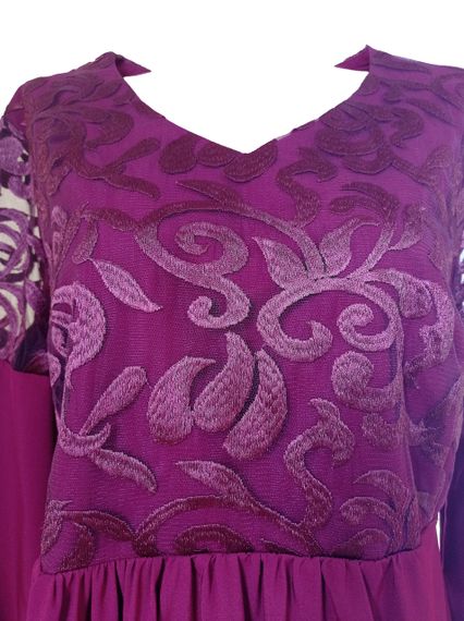 Блуза подовжена М&M бордо (213866) | Зображення 4