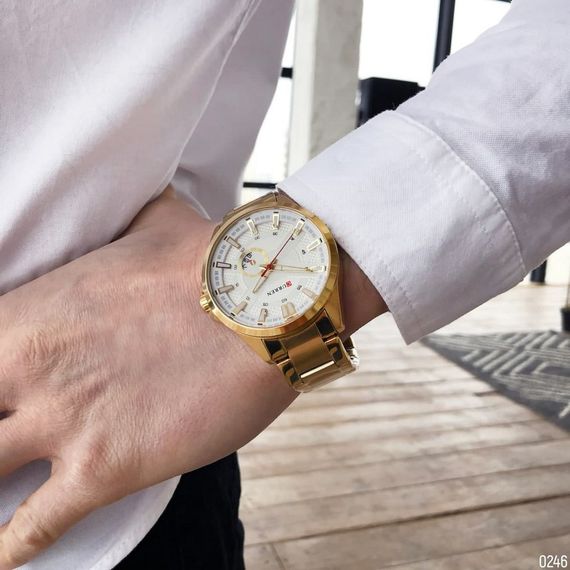 Curren 8372 Gold-White | Зображення 7