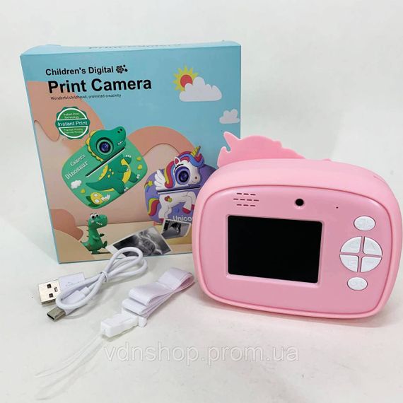 Міні-камера для дітей, Камери миттєвого друку, Цифрова камера для малюків, Дитячий миттєвий фотоапарат ZT-42 | Зображення 4