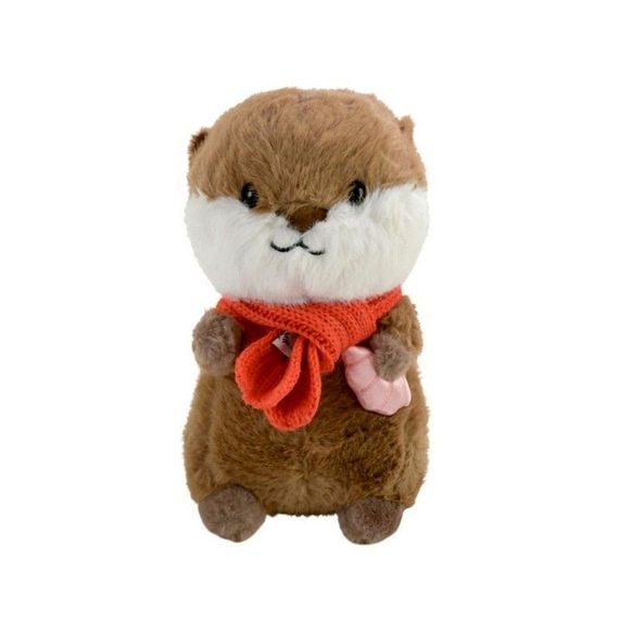 Дитяча м'яка іграшка "Видреня" C8502 з мушлею, розмір 28 см