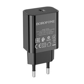 СЗП BOROFONE BA65A,1xUSB-C, PD20W, Black, Box