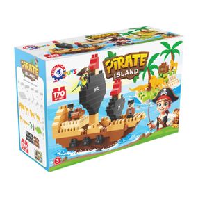 Детский развивающий конструктор "Pirate island" 2642TXK 170 деталей