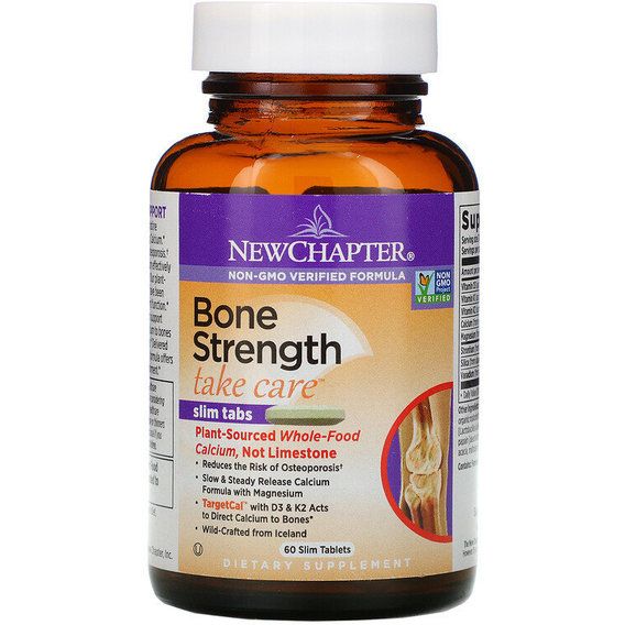 Комплекс для суставов New Chapter Bone Strength Take Care 60 Tabs NCR-0407 | Зображення 2