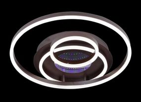 Люстра світлодіодна стельова LED світильник для квартири на стелю лед з пультом 25629 Коричневий 10х50х56 см.