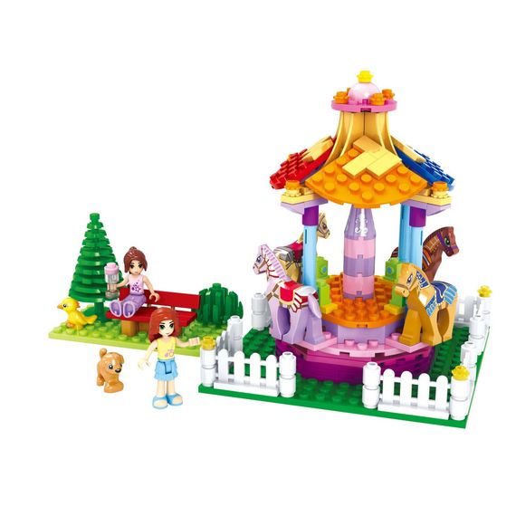 Дитячий конструктор "Дитячий майданчик" Keedo 24507, 222 елементи | Зображення 1