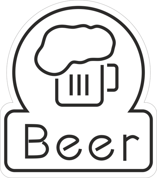 Неоновий світильник Пиво 300х340 acr-n000018 | Зображення 3