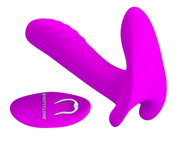 Вібробабочка з стимулятором клітора PRETTY LOVE-Remote Control Massager, BI - 014850W Sex Aura | Зображення 2
