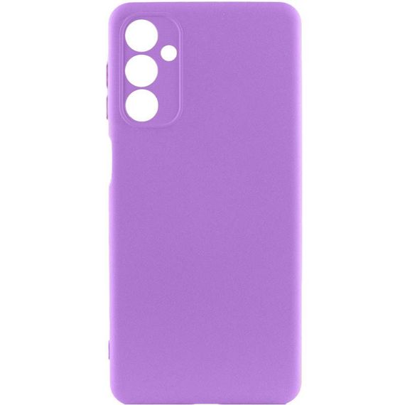 Чохол TPU GETMAN Liquid Silk Full Camera для Samsung Galaxy A17 4G/5G Фіолетовий / Purple