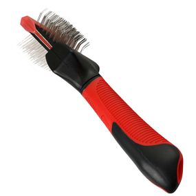 Пуходерка для собак малых и средних пород Flamingo Soft Slicker Brush 2in1, 20 см