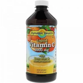 Витамин C Dynamic Health Laboratories Liquid Vitamin C 1000 mg 473 ml /31 servings/ Natural Citrus Flavor