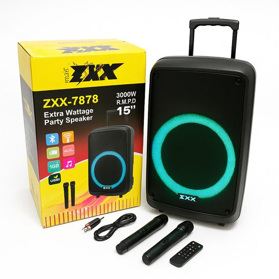 Музична колонка з блютузом і флешкою ZXX-7878, Дуже потужна колонка для дому та вулиці KG-31 | Зображення 2