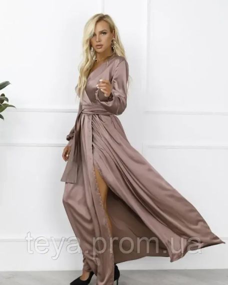 Плаття для жінок колір світло-коричневий розмір XL FI_000445 | Зображення 1