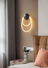 Бра LED 27390 Чорний 10х20х39 см.