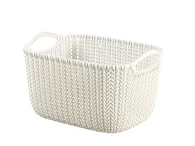 Корзина для хранения Curver (Курвер) Knit 8 л (03674) Кремовый