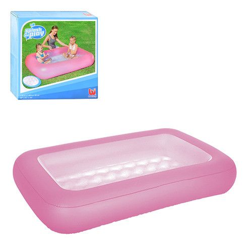 Дитячий надувний басейн BW 51115 з ремкомплектом  Рожевий
