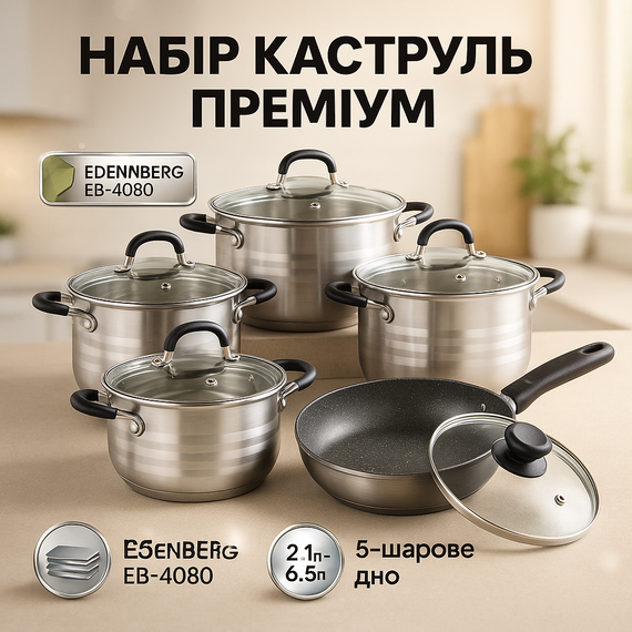 Фирменные наборы кастрюль, Сборный набор кастрюль Набор с крышками для кухни GW-10