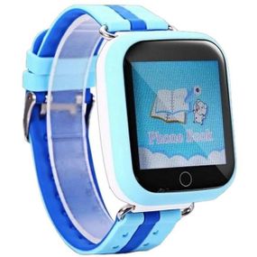 Детские умные часы с GPS Smart baby watch Q750 Blue, смарт часы-телефон c сенсорным экраном NE-365 и играми
