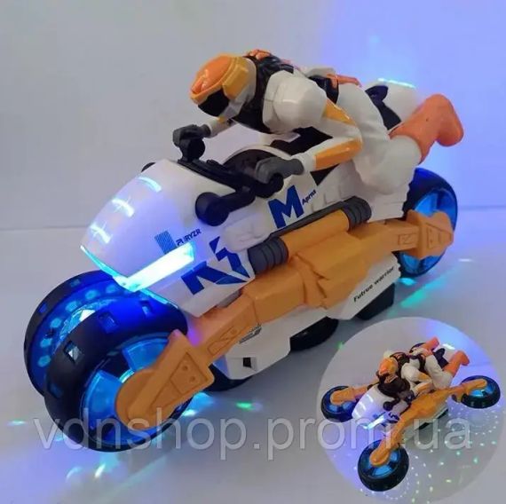 Інтерактивна танцювальна іграшка Мотоцикл, Futrue LD-175A / Мотоцикл-трансформер зі звуковими ефектами | Зображення 1