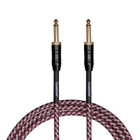 Кабель інструментальний Cascha CCP-G2SRD3 (Professional Line Guitar Cable, Tweed Red, 3 м)