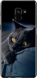 Чохол на Samsung Galaxy A8 Plus 2018 A730F Димчастий кіт "825t-1345-2448"