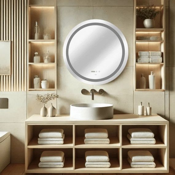 Дзеркало Qtap Mideya з LED-підсвічуванням Touch QT2078NCR8080W | Зображення 5