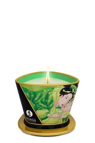 Свеча для массажа Shunga Massage Candle Exotic Green Tea с ароматом зеленого чая, 170 мл Sex Aura