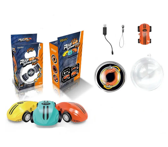 Машинка в кулі Rapid Monster ∙ Інтерактивна дитяча іграшка Машинка – спіннер USB | Зображення 3