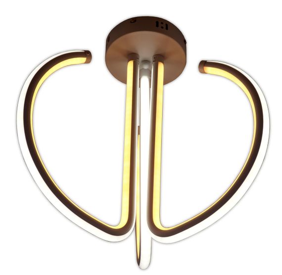 Люстра світлодіодна стельова LED світильник для квартири на стелю лед 25571 Білий 40х38х38 см. | Зображення 3