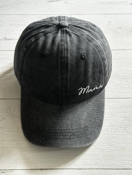 Кепка бейсболка Мама (Mama) Темно-серый 56-60р (8066) | Зображення 1