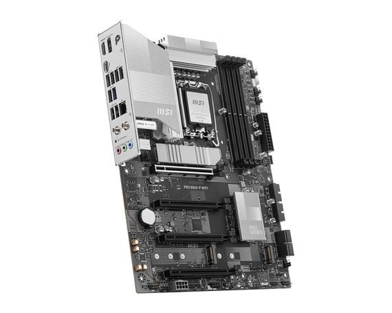 Материнcкая плата MSI PRO B860-P WIFI s1851 B860 4xDDR5 M.2 HDMI DP WiFi BT ATX 911-7E41-001 | Зображення 1