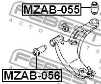 Сайлентблок важеля MAZDA PREMACY, FEBEST (MZAB055) | Зображення 1