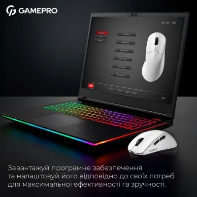 Мышка GamePro Asgard Surt Wireless/Bluetooth/USB White (GM017W) | Зображення 3