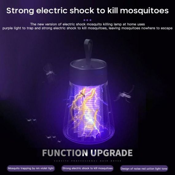 Отпугиватель комаров для улицы Electronic shock Mosquito killing lamp, Лампа-светильник от AW-998 комаров походная | Зображення 3