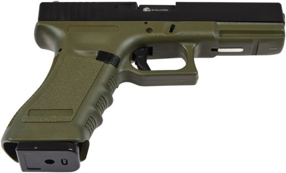 Пістолет страйкбольний Evolution E017 Gas 6 мм OD Green | Зображення 2
