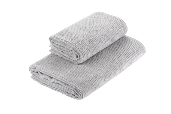 Рушник махровий Ardesto Air, 50х90см, 100% бавовна, сірий (ART2150SG) | Зображення 6