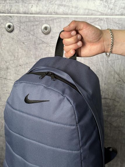 Рюкзак матрас синій чорне лого Nike | Зображення 3