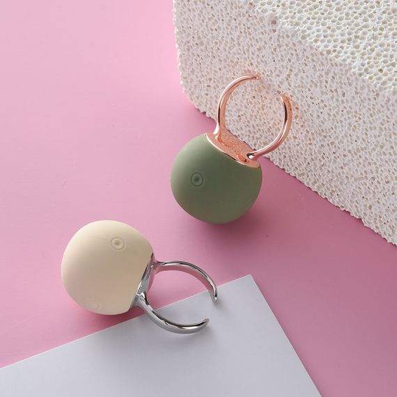 Вибратор-кольцо Sweet Em для клитора, зелёный, 2.7 х 4.5 х 2 см sexstyle | Зображення 5