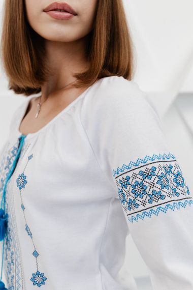 Вишиванка жіноча Носи своє 50 Блакитний (p-571-49298) | Зображення 9