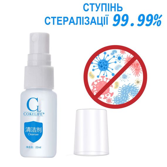 Антибактеріальний спрей для інтимних іграшок CokeLife Babydoll 5 мл. Прозорий 201430 | Зображення 2