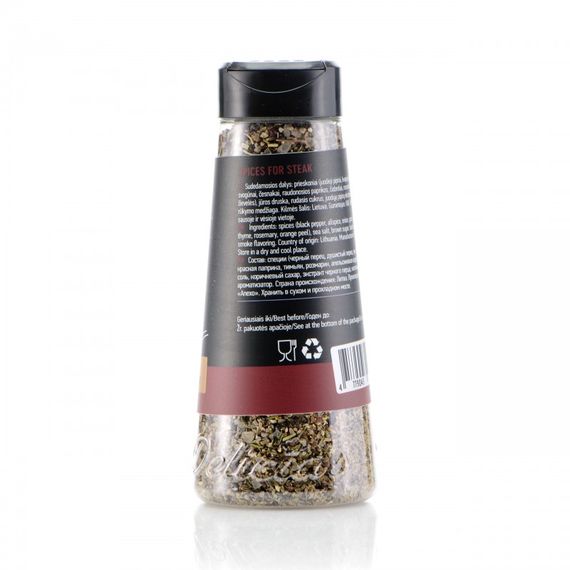 Суміш спецій Delicia's Spices Steak для стейка 160 г 241867 Код: 013257 | Зображення 3