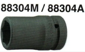 Головка торцева глибока ударна 1" 30мм (L-80mm) Hans 88304M30 - Топ Продаж!