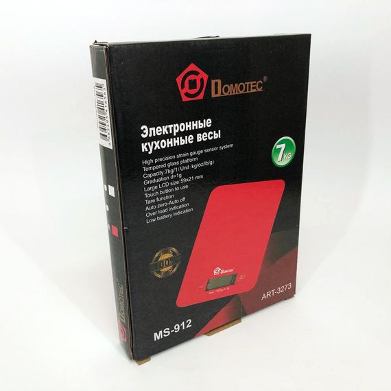 Ваги кухонні для кондитера DOMOTEC MS-912 Glass | Електронні кухонні ваги FS-699 Компактні ваги | Зображення 5