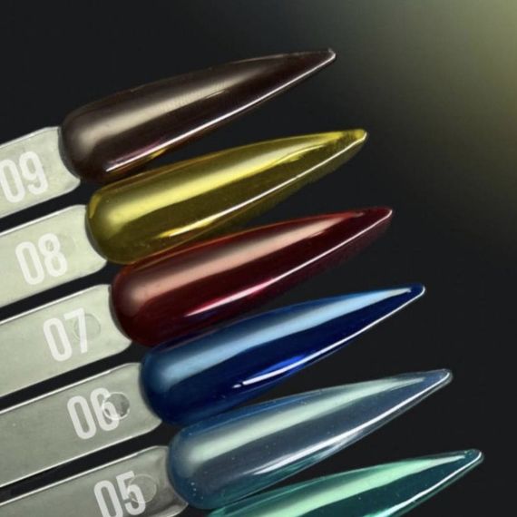 Вітражний гель-лак BABY MOON Vitrage №06 (синій) 6 мл | Зображення 1