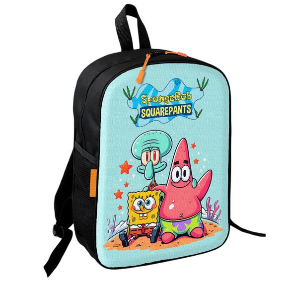 Рюкзак шкільний дитячий Губка Боб 36х27 см підлітковий для хлопчика, дівчинки (4033