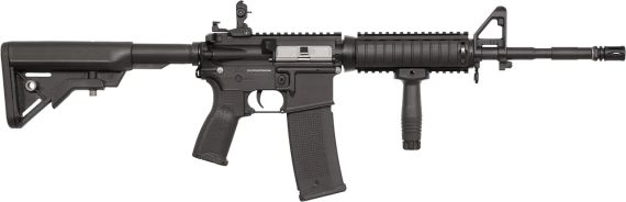 Страйкбольна гвинтівка Evolution Recon SOPMOD 14.5 Carbontech AEG 6 мм Black