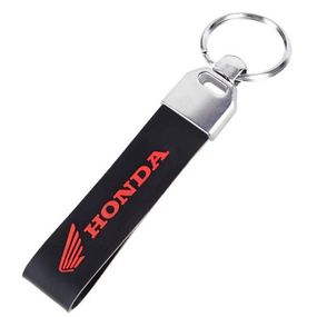Брелок з гумовим ремінцем чорний HONDA moto