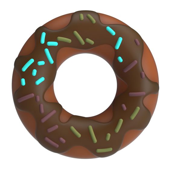 Ерекційне кільце - Pretty Love Choco Super Donut Silicone Cock Ring | Зображення 1