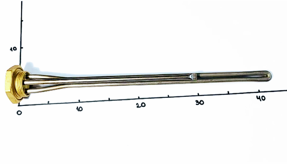 Тэн для батареи 2000w с резьбой 1 1/4" Kawai | Зображення 1