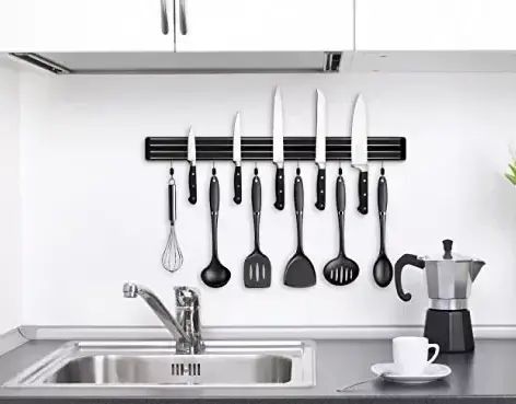 Магнитная рейка для ножей, инструментов 38 см