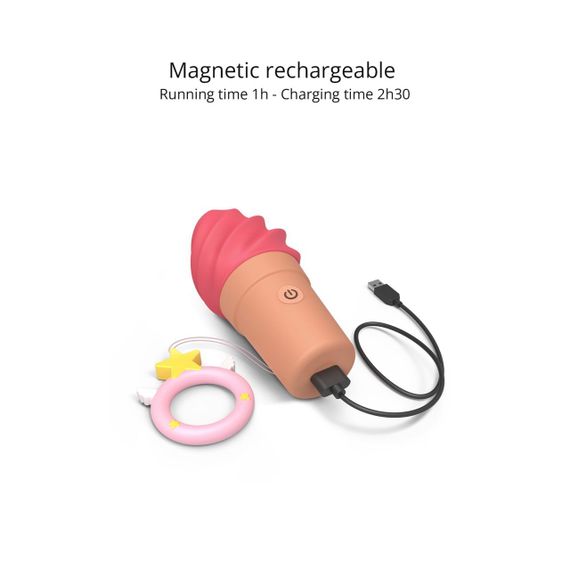 Вибратор-мороженое Love To Love CAND'ICE — RASPBERRY JOLLY sexstyle | Зображення 3